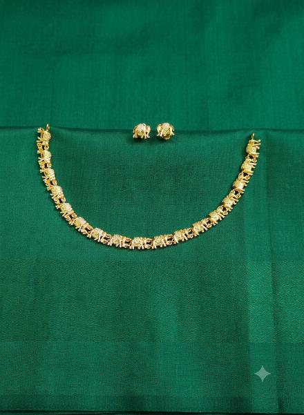 Elephant Design Neckset - Jw298