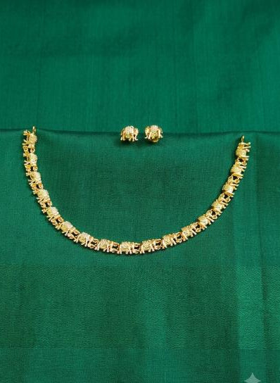 Elephant Design Neckset - Jw298