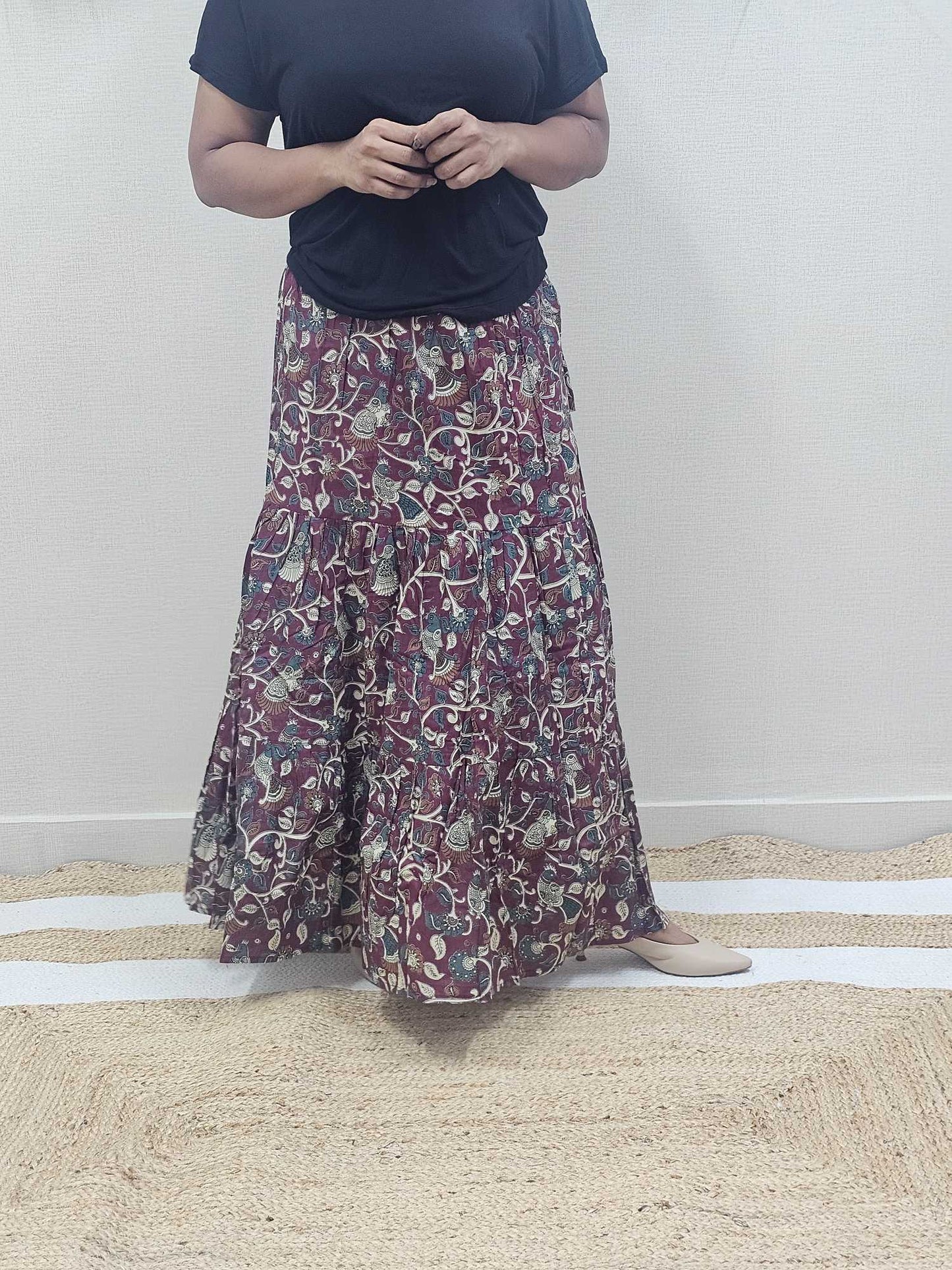 Pure Cotton Maxi Skirts - S6