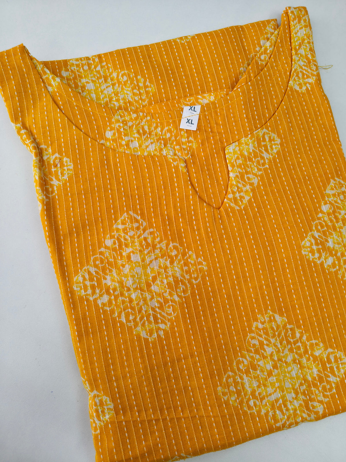 Yellow Colour Straight Kurti - Ku148