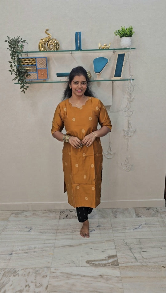 Raw Silk Kurti KU115