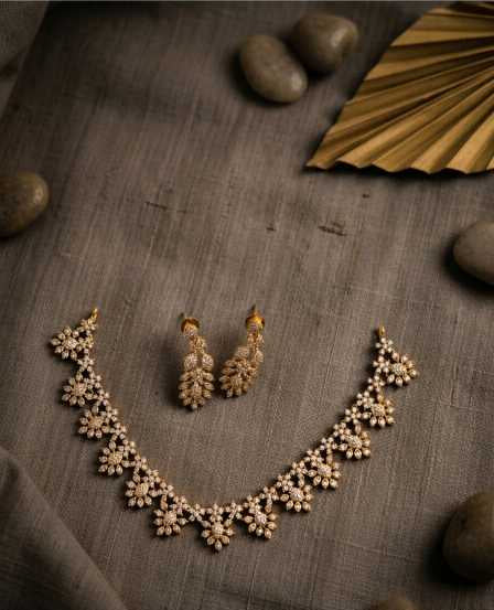 Ad stone Diamond Replica Necklace jw53