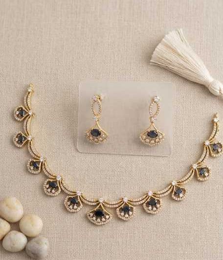 AD stone Juhi Necklace Jw45