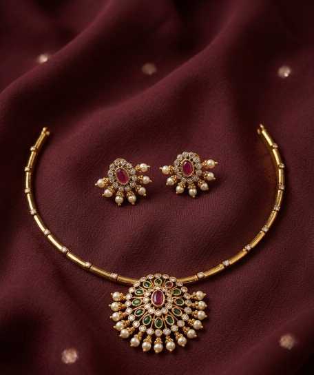 Modern Attigai Neckpiece J36