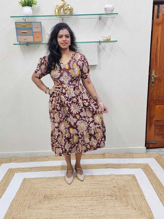 Kalamkari Dresses -Ku137