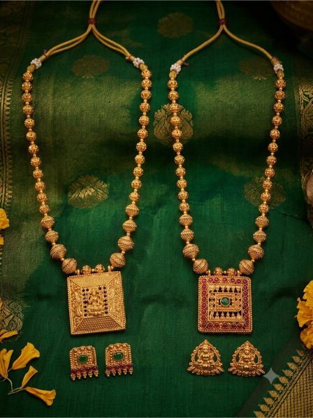 Gold Replica Dual Side Necklace
