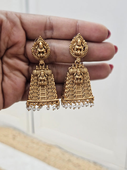 Traditional Temple Jhumka- Jw77