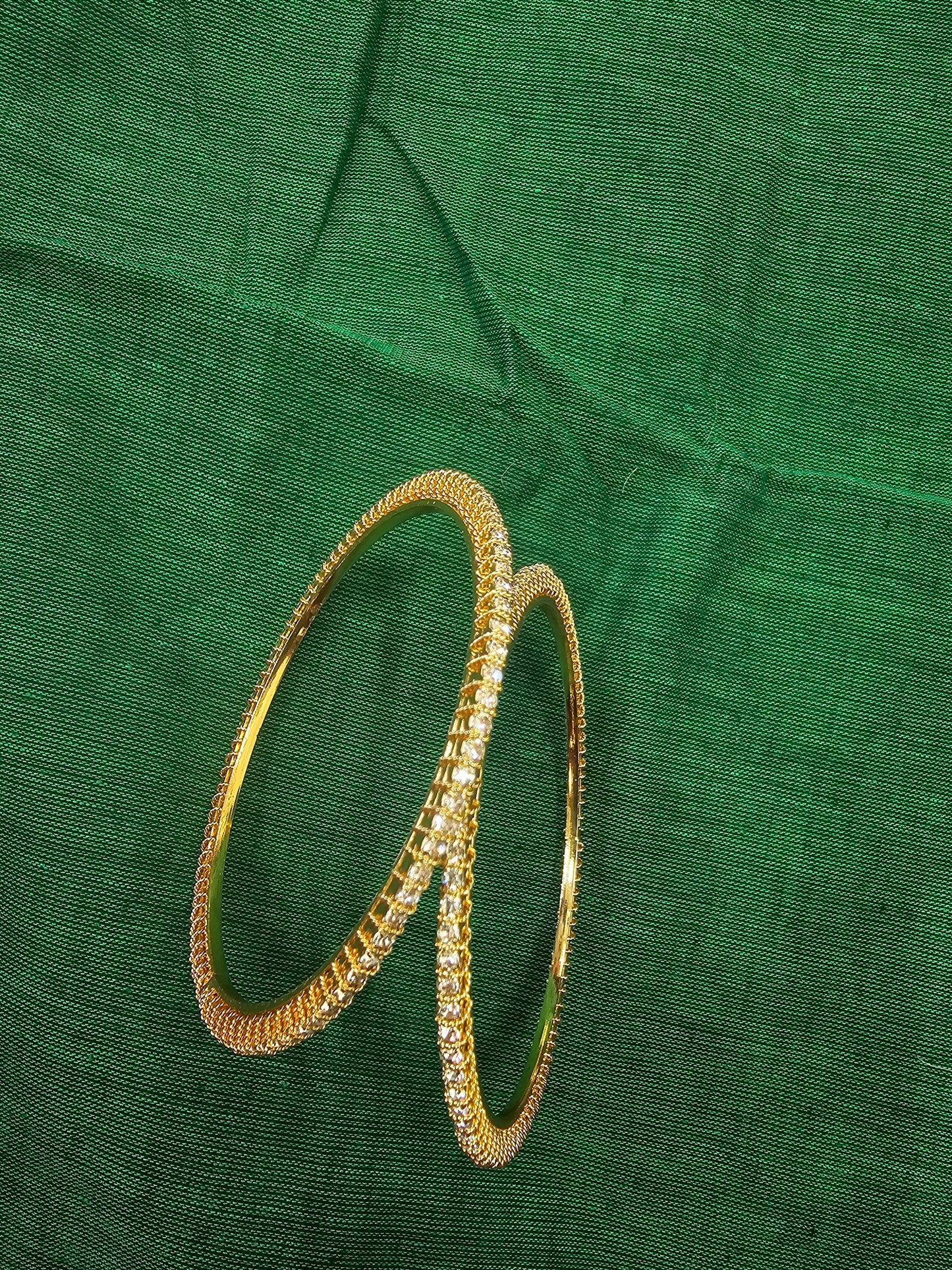 Fully AD Stone Bangles- Jo15