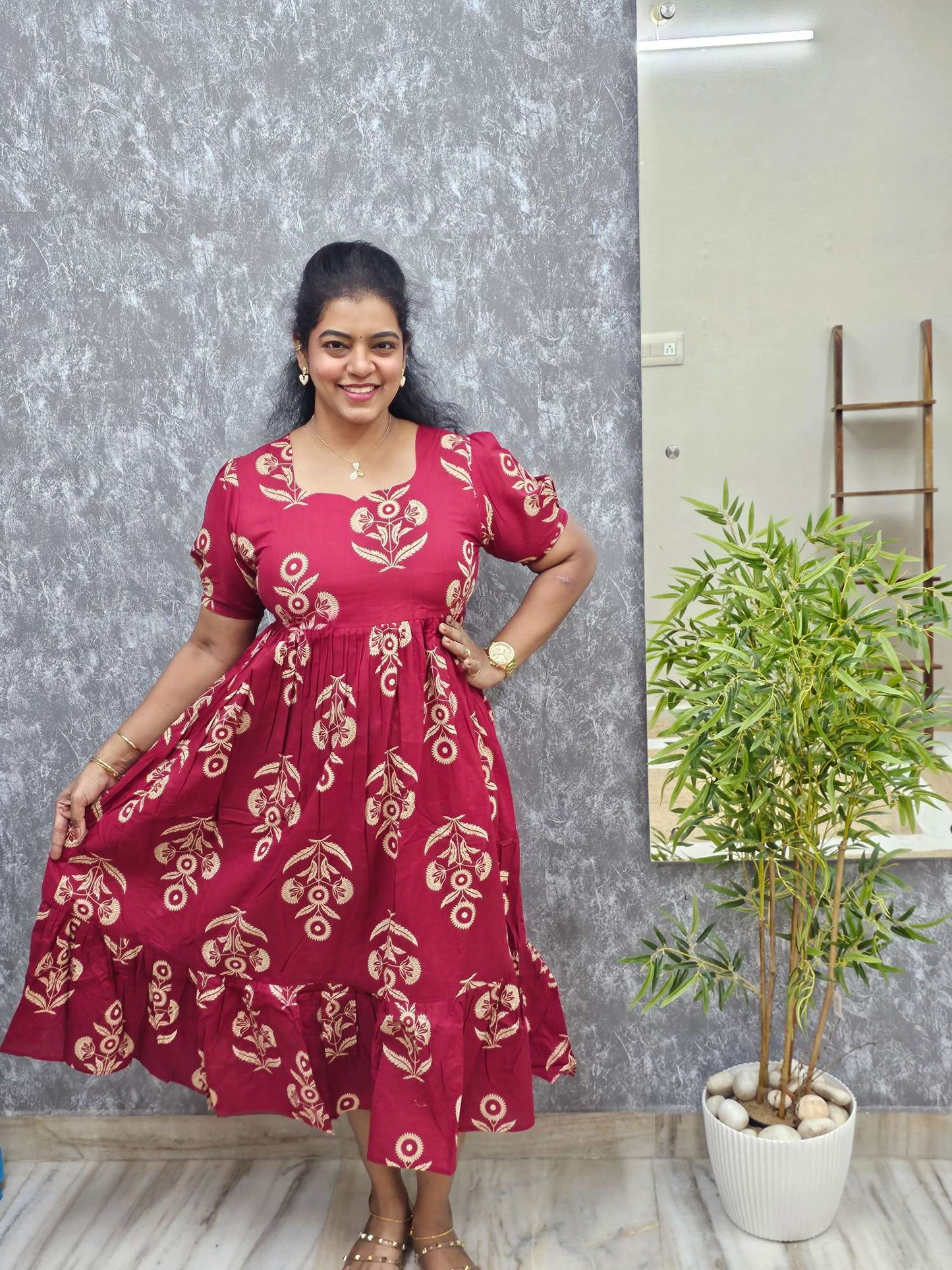 Pure Cotton  Maxi M- Ku199