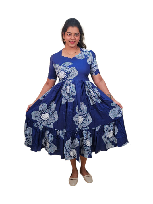 Full Flair Rayon Maxi - Ku211-M18