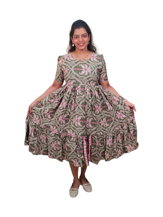 Full Flair Rayon Maxi - Ku211-M19