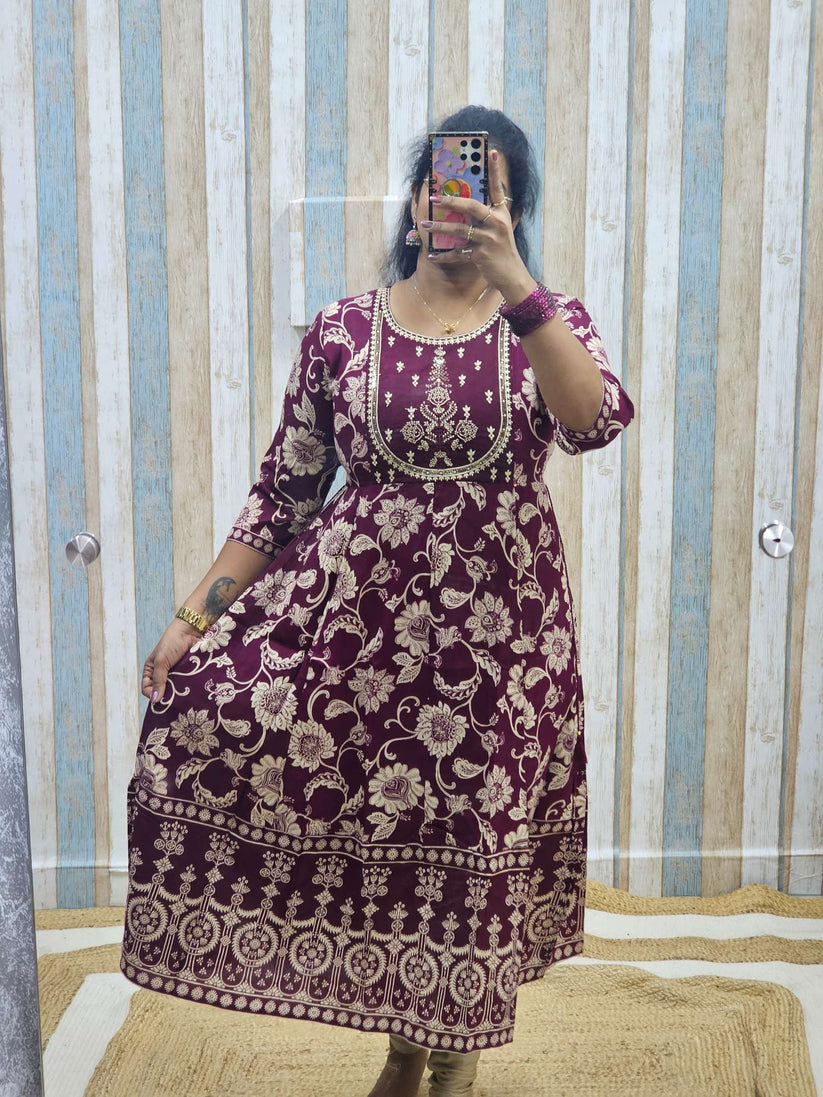Anarkali 215 - Ku243 – Azhagu Boutique