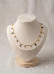 Anti Tarnish Multi Colour Chain - JW235