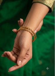 Anti Tarnish Western Bangles - JW287