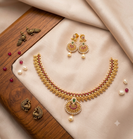 Gold Replica Ad stone necklace Jw83