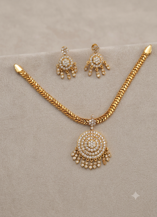 Traditional Micro Gold Attigai - Jw79