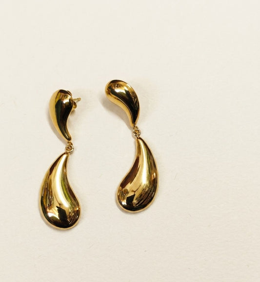 Gold Drop Earring