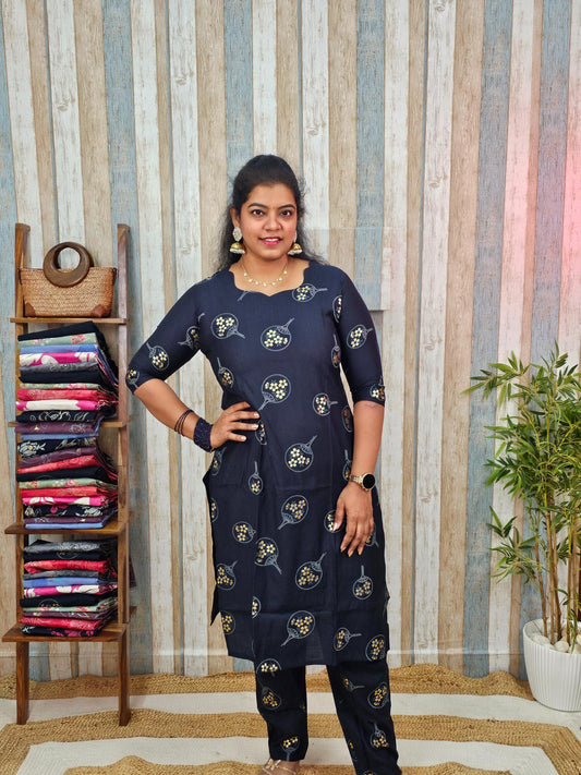 Vatican silk Co-ord Set - Ku221