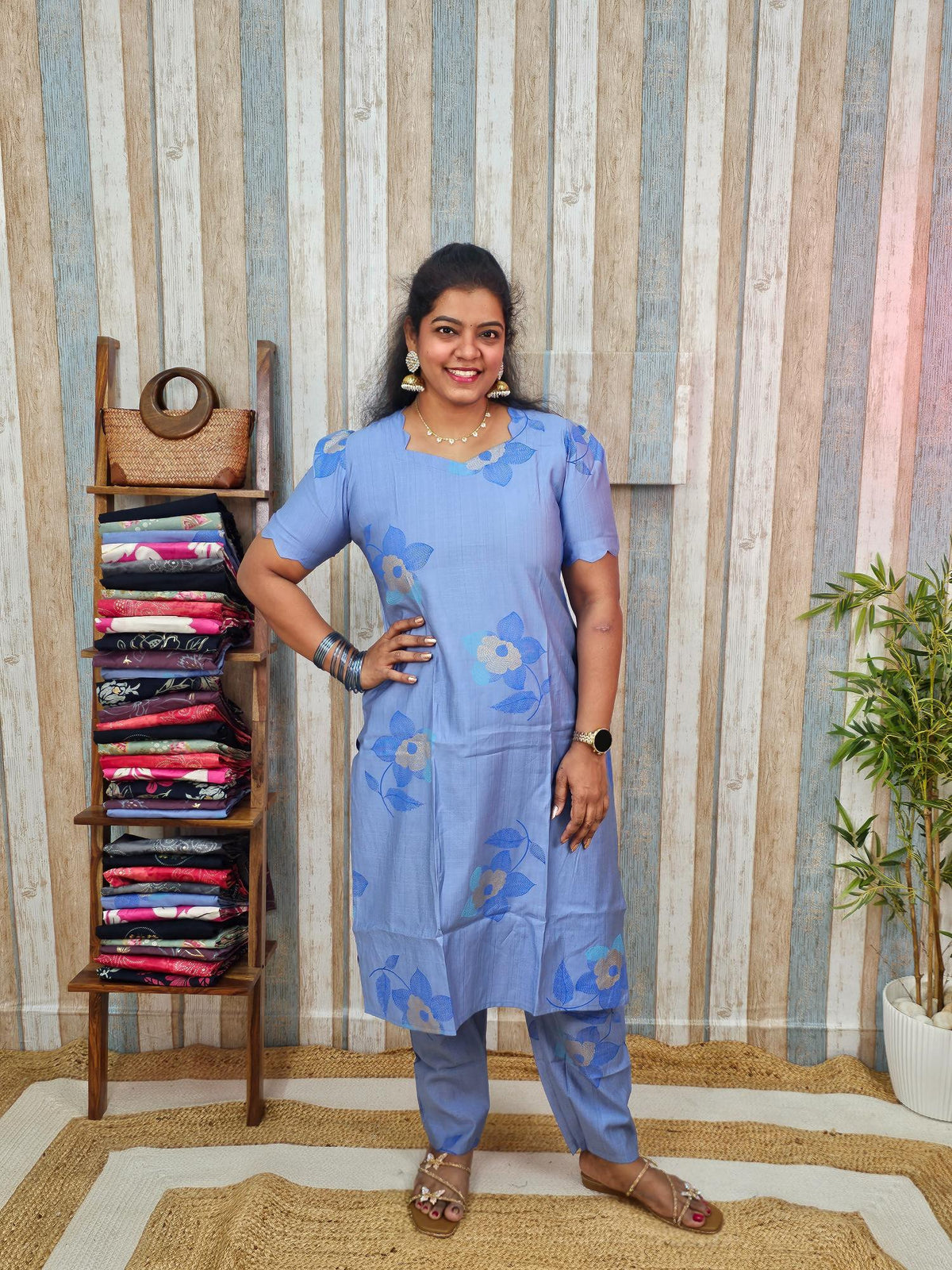 Vatican Silk  Co-Ord sets - Ku221