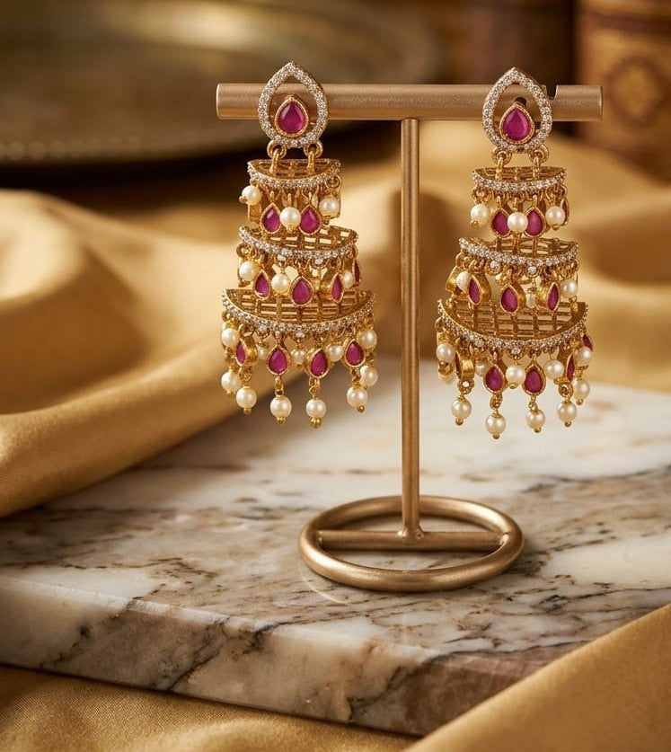 Kundan Work Jhuma - JW322
