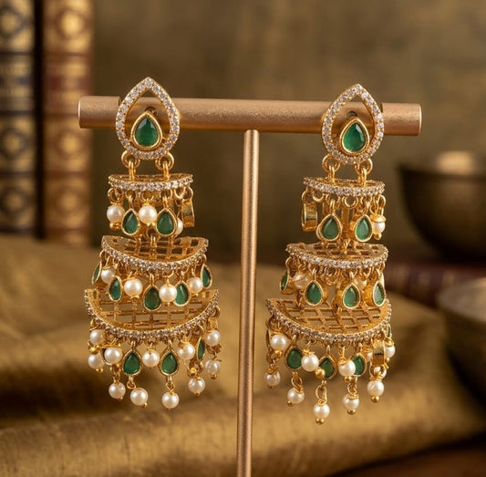 Kundan Work Jhumka - JW322