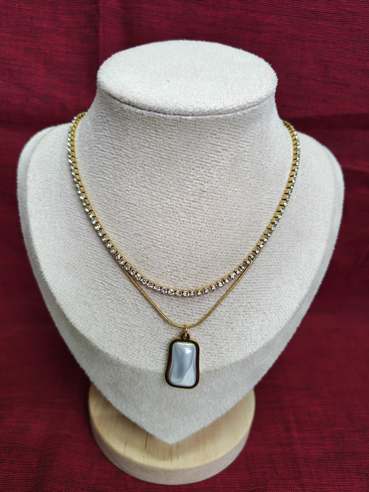 Stylish Double layer Anti-Tarnish Chain - JW243