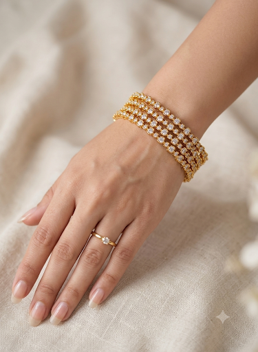 AD Stone Bangles - JW303