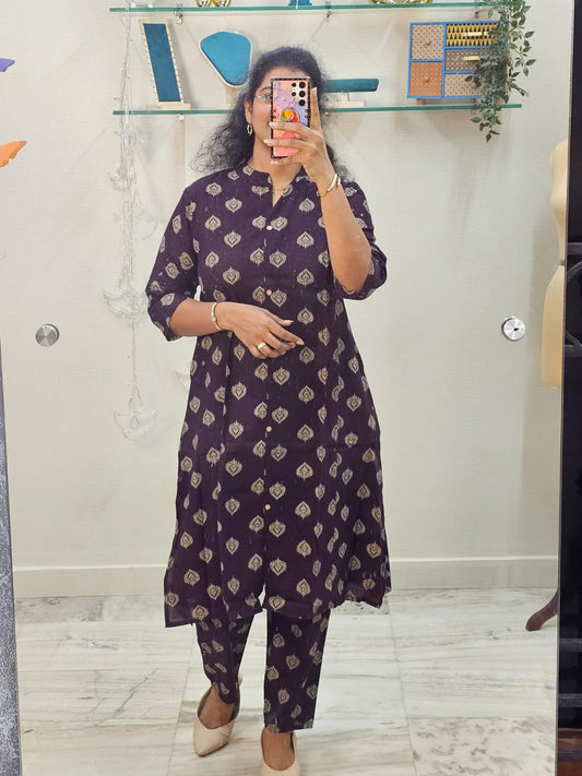 Slub Cotton Co ord Sets