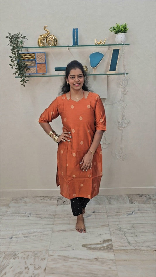 Raw Silk Kurtis KU115