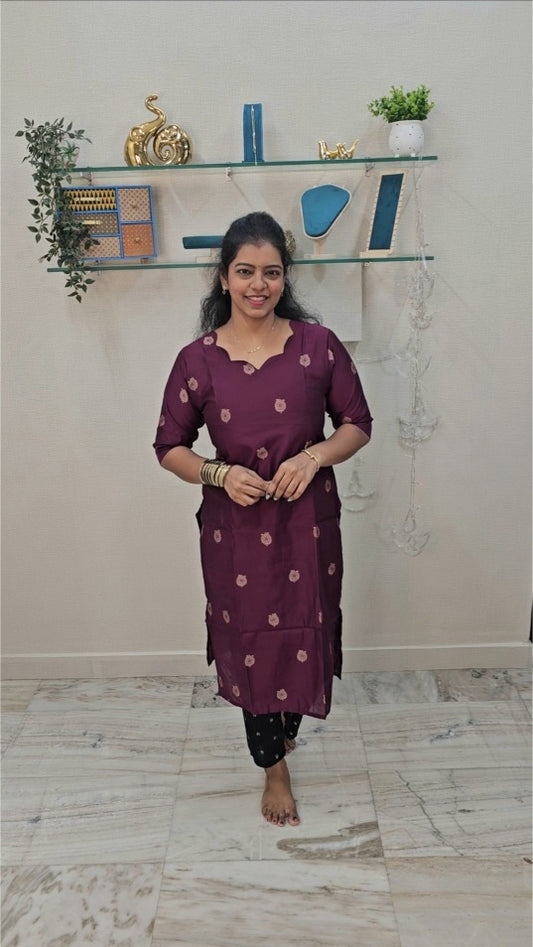 Raw silk Kurtis KU115